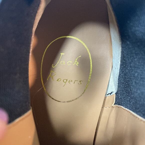 Jack Rogers black leather booties size 8.5 - Picture 4 of 5